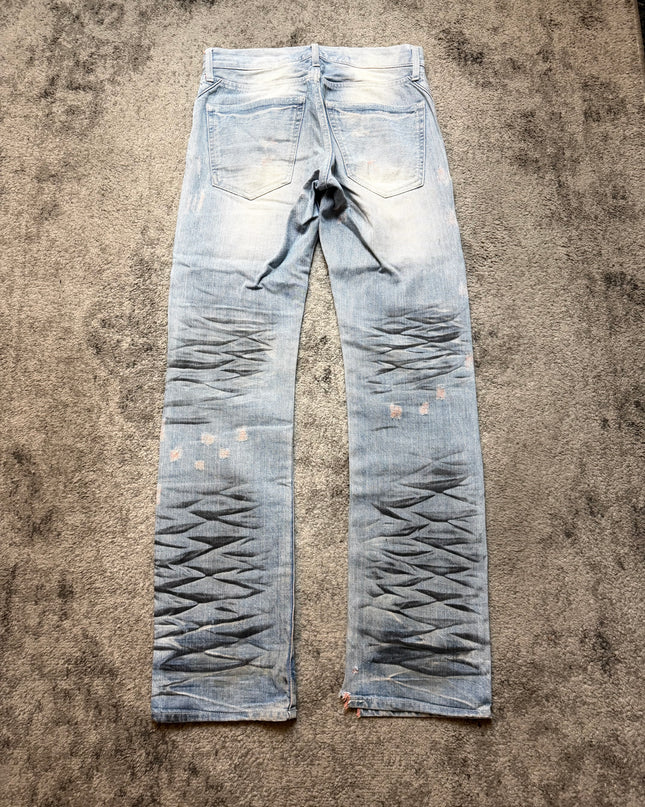 DOMINATE "WRECKED LIGHT WASH" DENIM