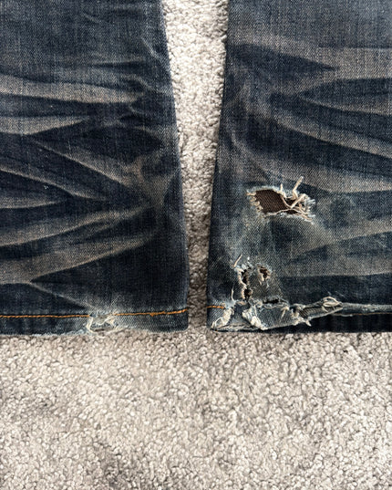 BLACK CROWN "BURNT SCAR" DENIM (S)