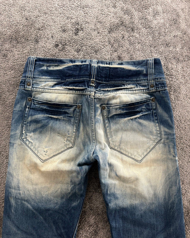 COOK JEANS "SUNBURST FADE" DENIM (M)