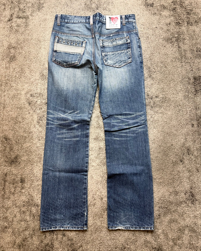 BANANA SEVEN "ECHO FADE" DENIM