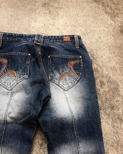 NICOLE CLUB "DISTORTED FADE" DENIM
