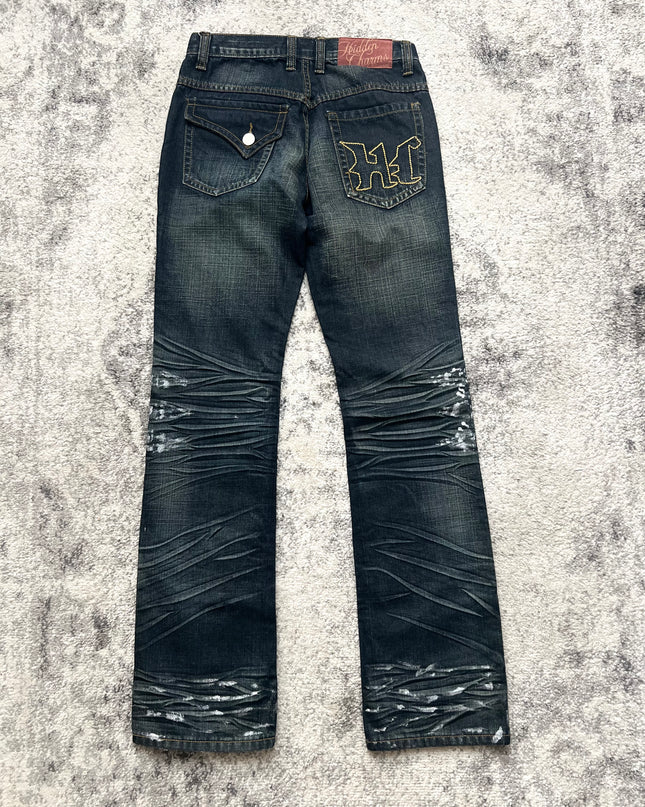 HIDDEN CHARMS PAINT WASH DENIM