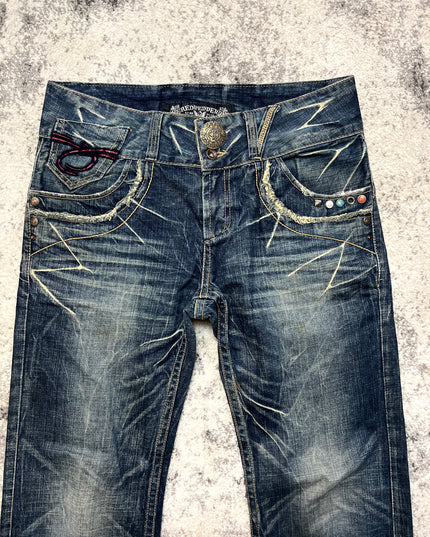 RED PEPPER HEAVY WASH DENIM 