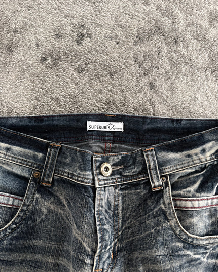 SUPERUBIS "ICE FADE CONTRAST" DENIM (L)