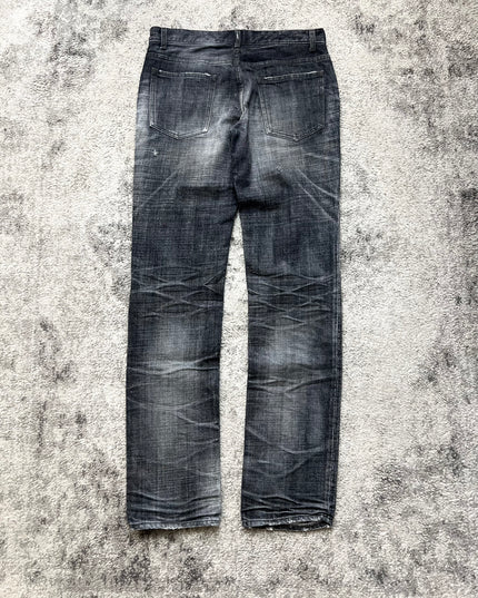 LOUNGE LIZARD "ASH FADE" DENIM