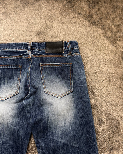 LA GATE "WHISKER FADE" DENIM (M)