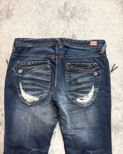 NICOLE CLUB "NIGHTFRAME UTILITY" DENIM