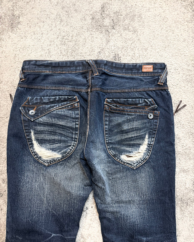 NICOLE CLUB "NIGHTFRAME UTILITY" DENIM
