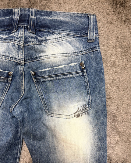 COOK JEANS “STATIC WHISKER“ DENIM