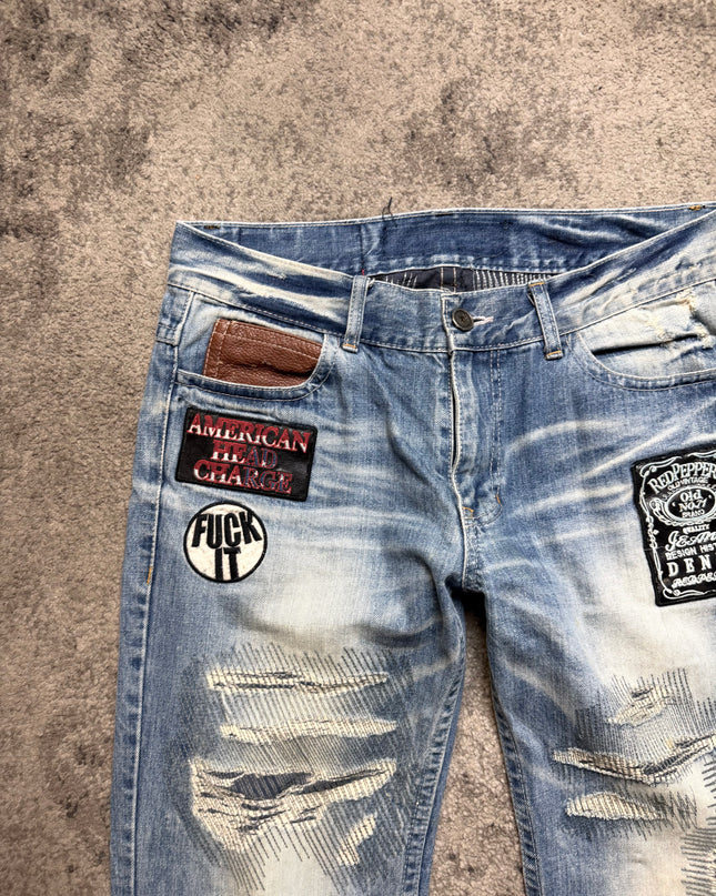RED PEPPER "RIOT PATCH" DENIM