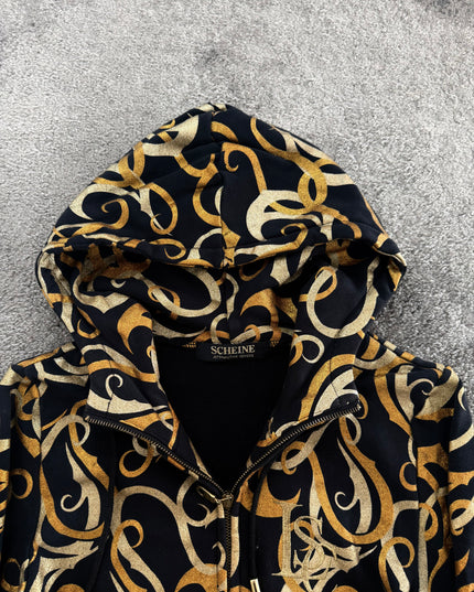 SCHEINE "GOLDEN SERPENT" ZIP HOODIE (M)