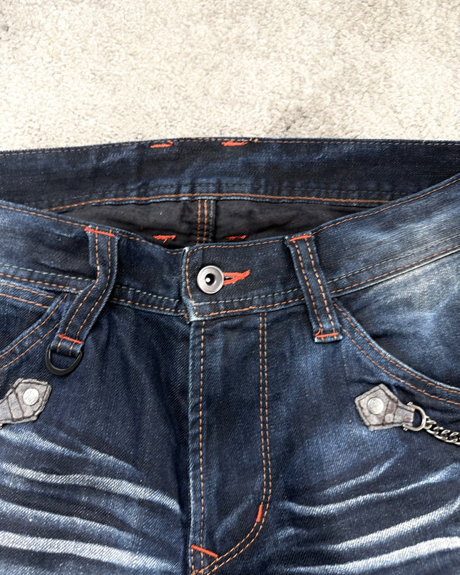 NICOLE CLUB "WHISKER CHAIN" DENIM (S-M)