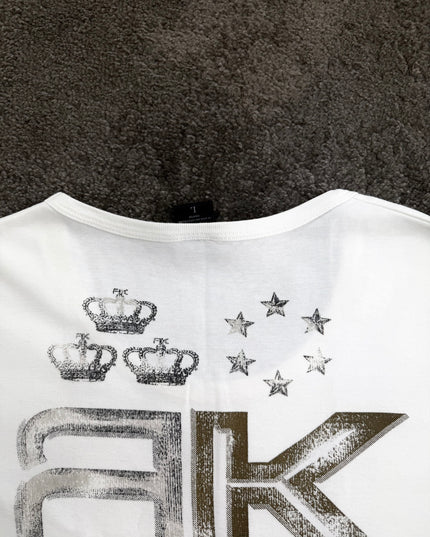 RUSS K "SILENT CROWN THEORY" TEE (S-M)