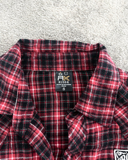 RUSS K "CRIMSON RIOT" FLANNEL (M)
