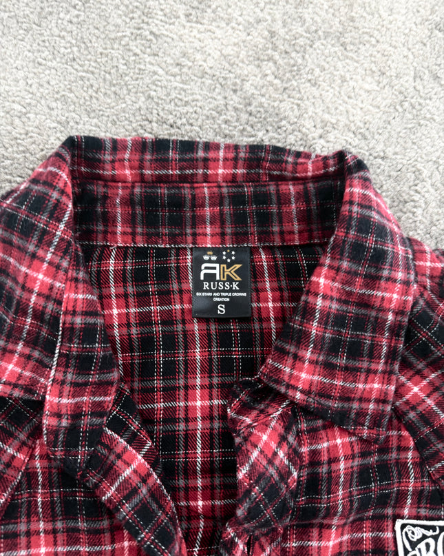 RUSS K "CRIMSON RIOT" FLANNEL (M)