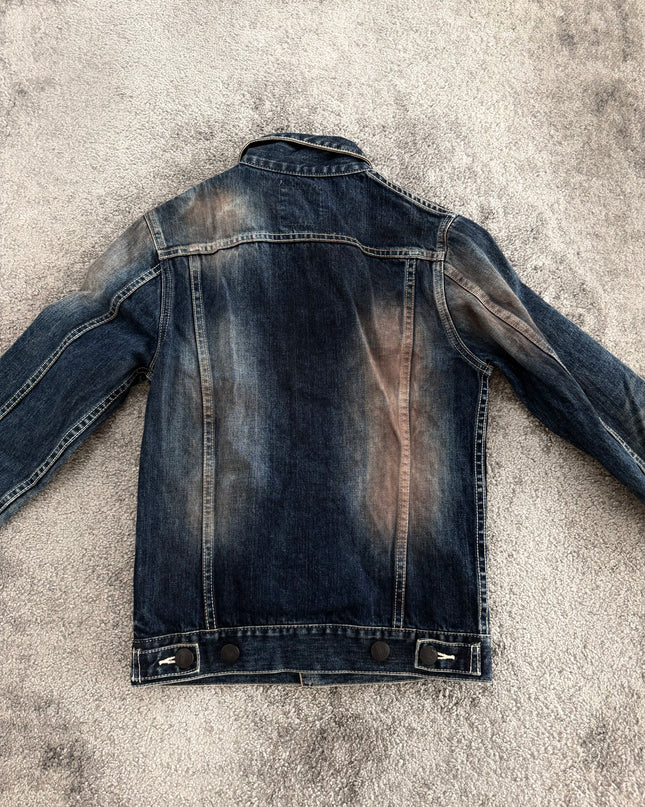 MURDER LICENSE "BURN FADE RIDER" DENIM JACKET
