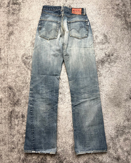 STUDIO D ARTISAN "SUNFADED INDIGO" DENIM