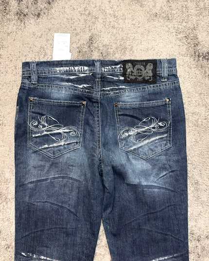 LOWBOX "PHANTOM SLASH" DENIM
