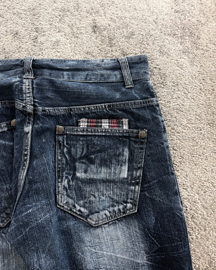 ROOT THREE "SCRIPT FADE" DENIM (S)