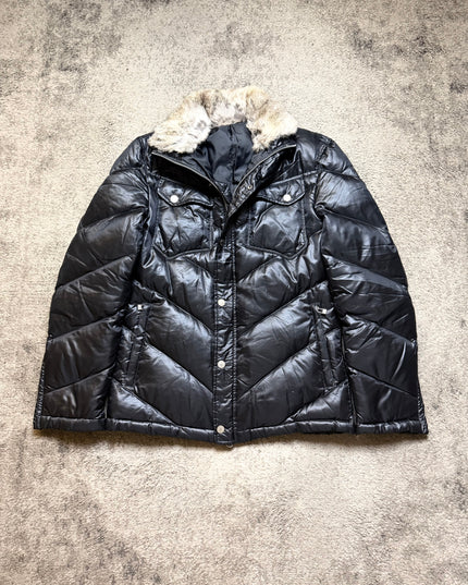 MONSIEUR NICOLE “BLACK STRIPES“ PUFFER