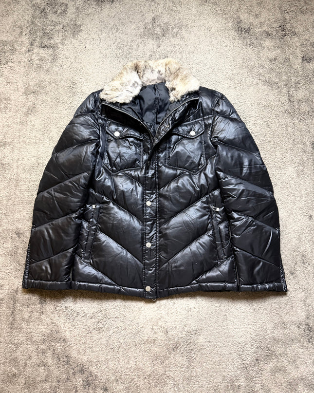 MONSIEUR NICOLE “BLACK STRIPES“ PUFFER