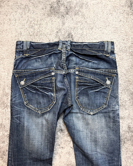 MICHEL KLEIN "SHADOWFLARE" DENIM