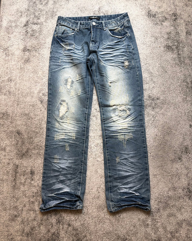 SUPERUBIS "FISSURE FADE" DENIM