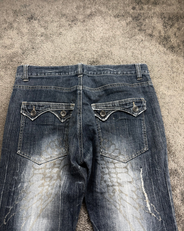 ANTFUI "DISTRESSED" DENIM (M)