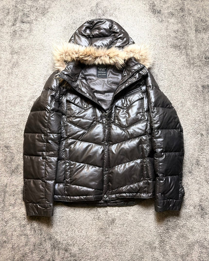 NICOLE CLUB "NOIR MEMORY" PUFFER