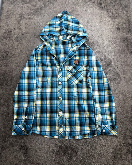 RUSS K "SKYLINE HOODED" FLANNEL (M)