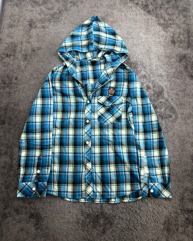 RUSS K "SKYLINE HOODED" FLANNEL (M)