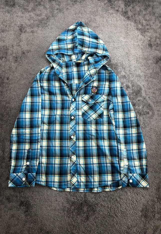 RUSS K "SKYLINE HOODED" FLANNEL (M)