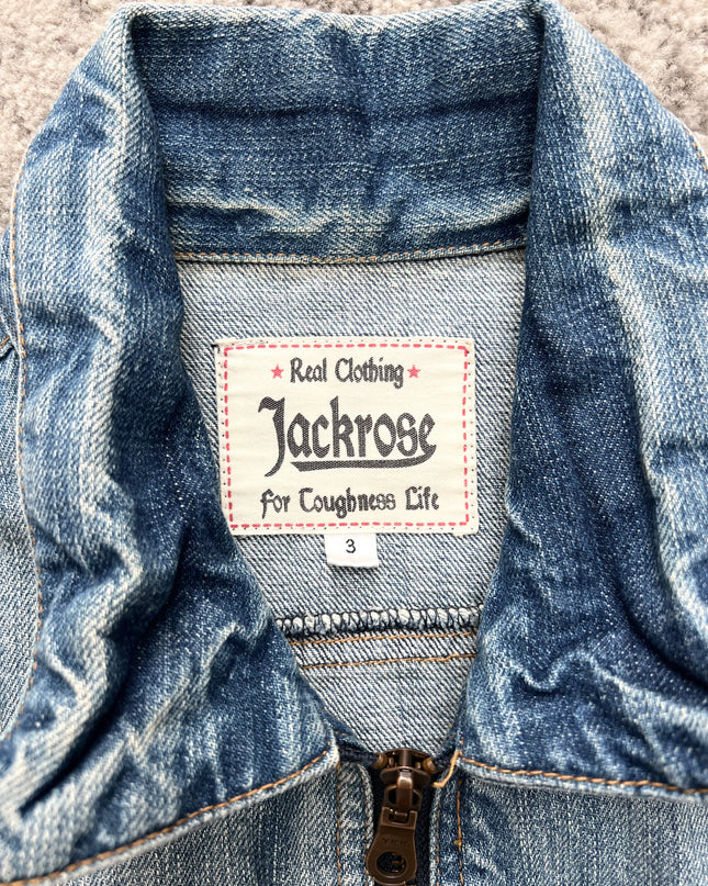 JACKROSE DISTRESSED DENIM JACKET