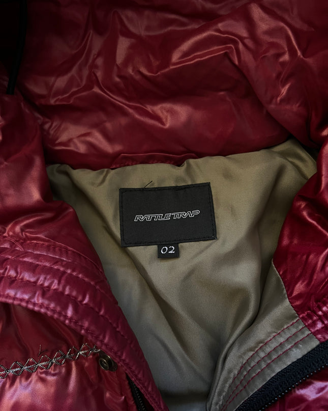 RATTLETRAP FUR PUFFER RED