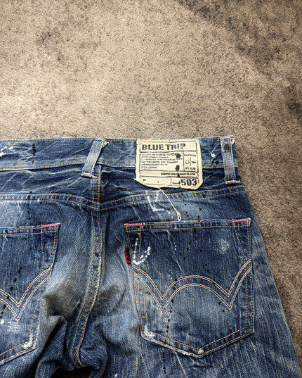 BLUETRIP "SCARRED INDIGO" DENIM
