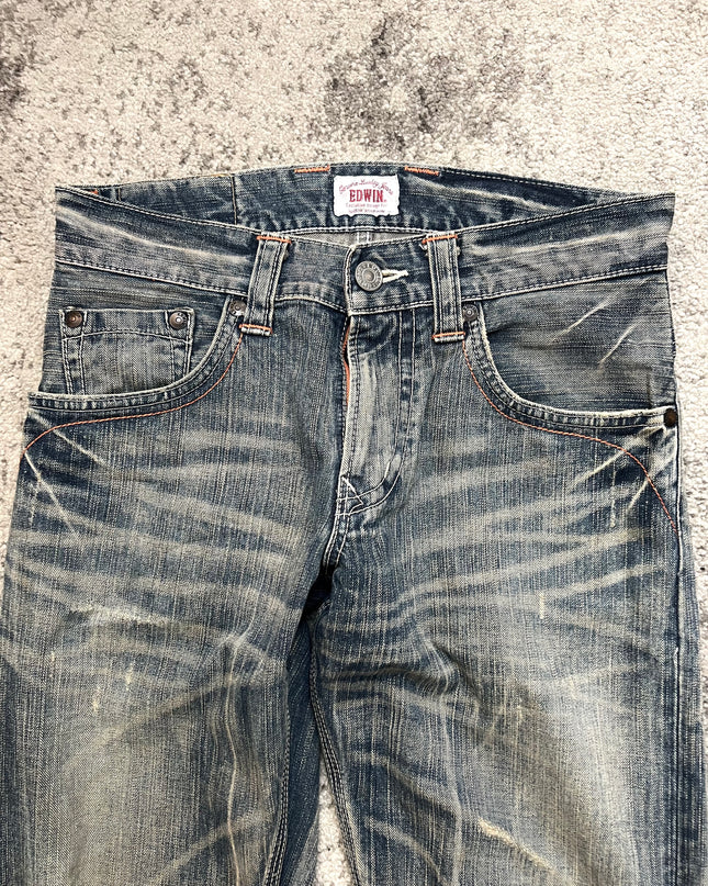 EDWIN XV "NEON RUST" DENIM