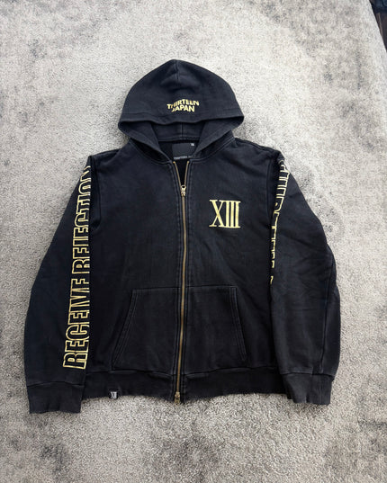THIRTEEN JAPAN "XIII REBIRTH" ZIP HOODIE (S)