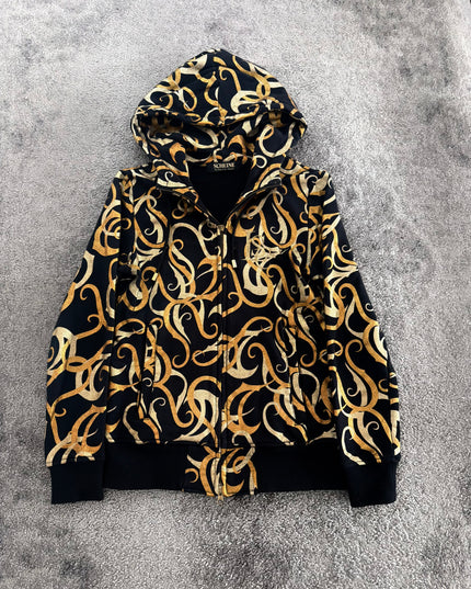 SCHEINE "GOLDEN SERPENT" ZIP HOODIE (M)