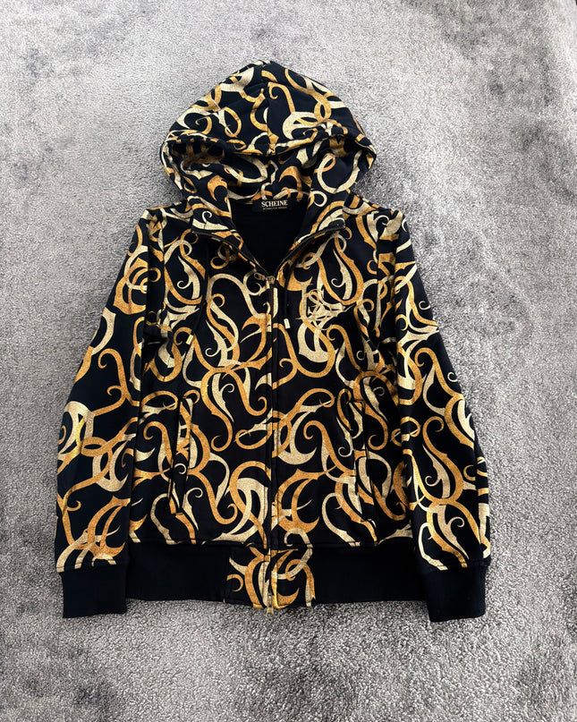 SCHEINE "GOLDEN SERPENT" ZIP HOODIE (M)