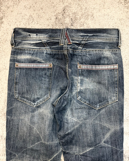 SUPERUBIS "FRACTURED" DENIM