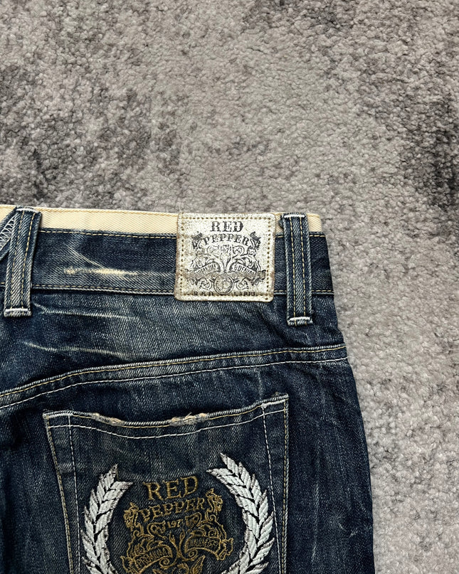 RED PEPPER VICTORY CREST DENIM
