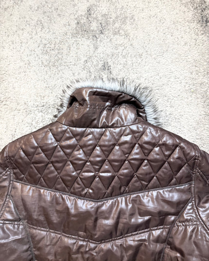SPINASH "BURNT LEATHER" PUFFER
