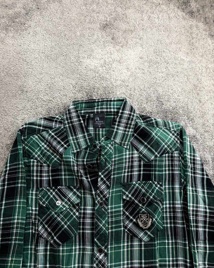 RUSS K "EMERALD CHECK" FLANNEL (S-M)
