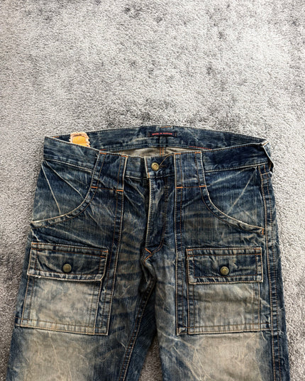 BLUE WAY "UTILITY FADE" DENIM (M)