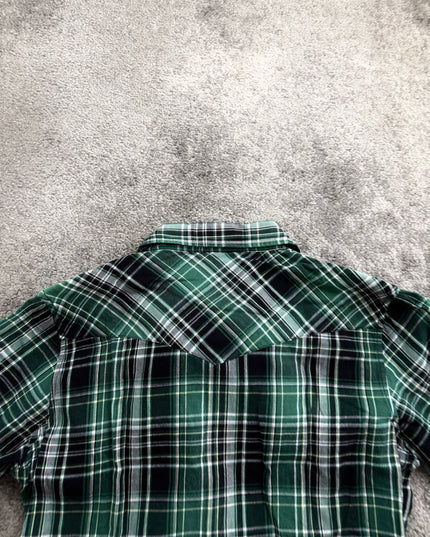 RUSS K "EMERALD CHECK" FLANNEL (S-M)