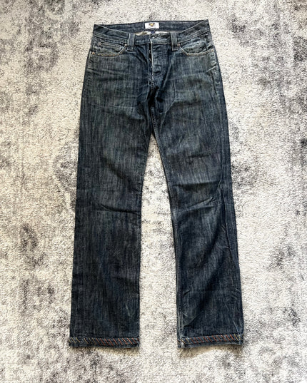 ANTIQUE DENIM RAINBOW BACKPOCKETS