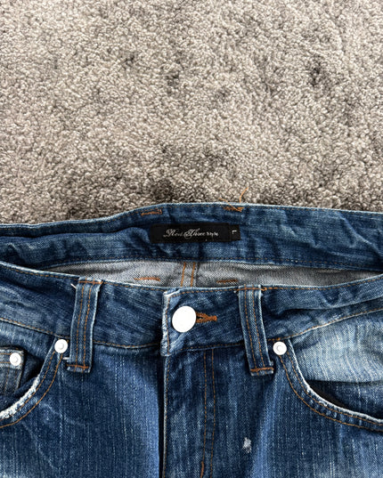 ROOT THREE "PAINT SCAR" DENIM (M)