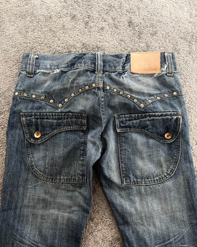 LA GATE "WEB STITCH" DENIM (M)