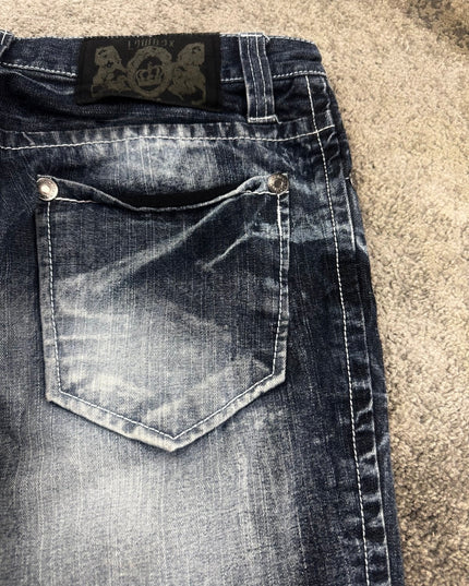 LOWBOX "MIDNIGHT SCAR" DENIM (S-M)