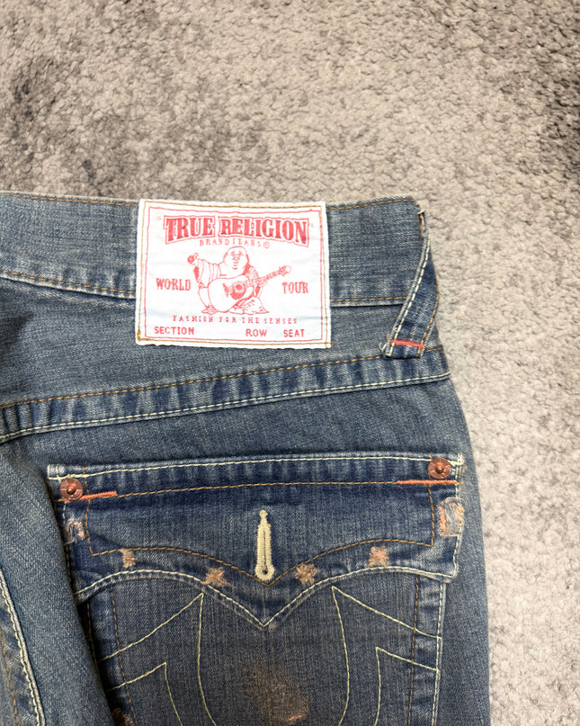 TRUE RELIGION "BROKEN HALO" DENIM